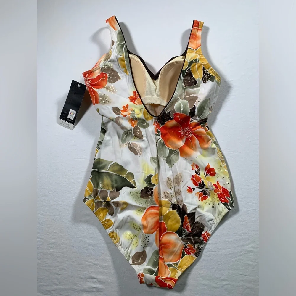 Floral One-Piece Swimsuit - Picture 7 of 11